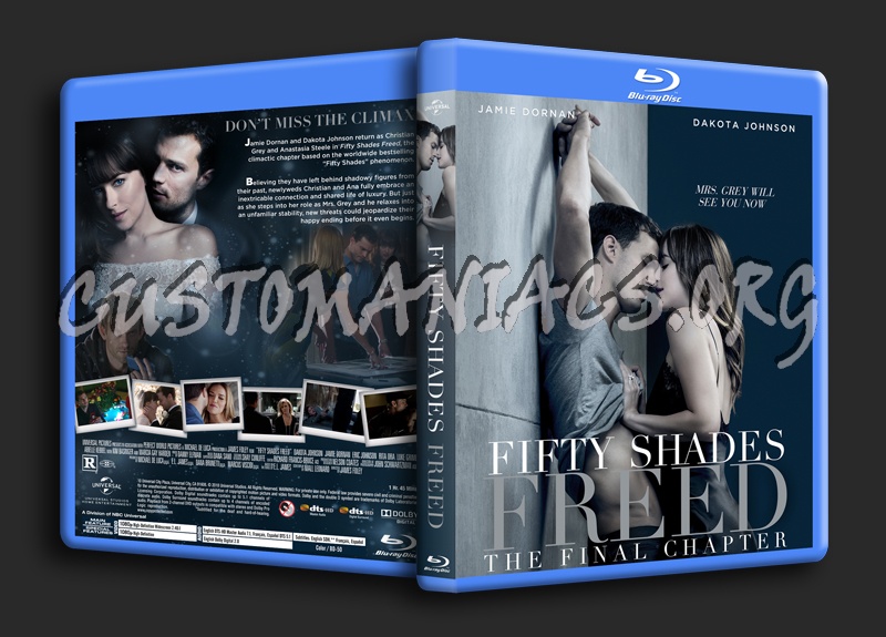 Fifty Shades Freed dvd cover