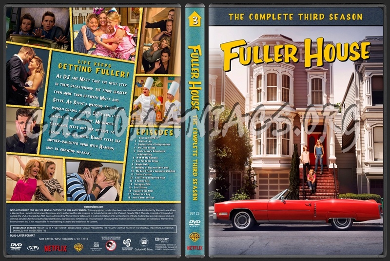 Fuller House - The Complete Third Season dvd cover