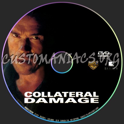 Collateral Damage dvd label
