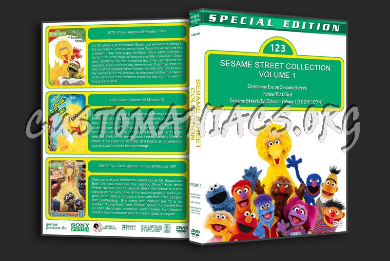 Sesame Street Collection - Volume 1 dvd cover