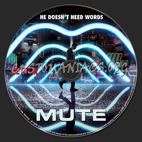 Mute (2018) blu-ray label