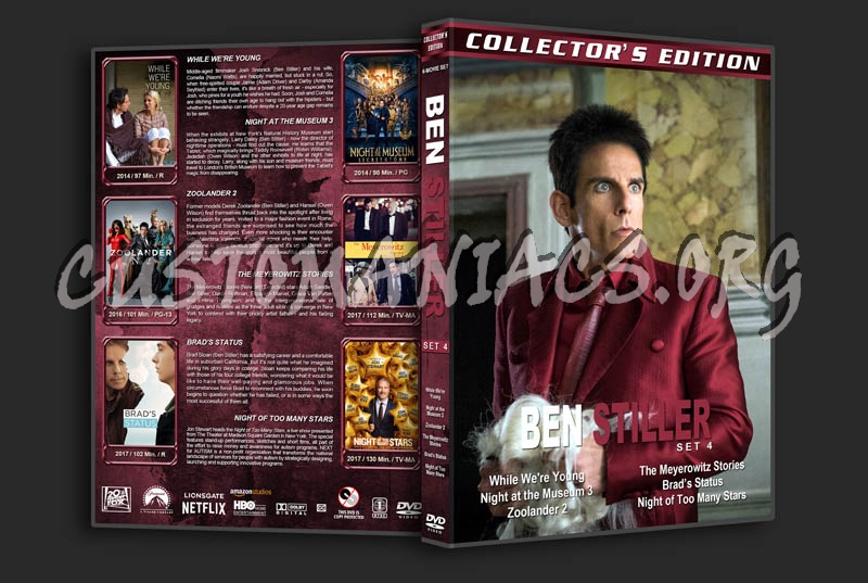 Ben Stiller - Collection 4 dvd cover