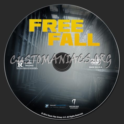 Free Fall dvd label