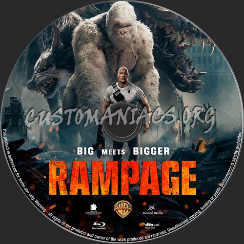 Rampage blu-ray label