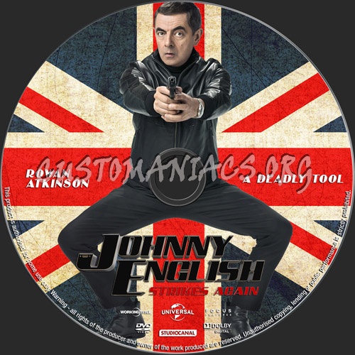 Johnny English Strikes Again dvd label