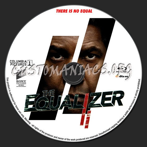 The Equalizer 2 (2018) blu-ray label