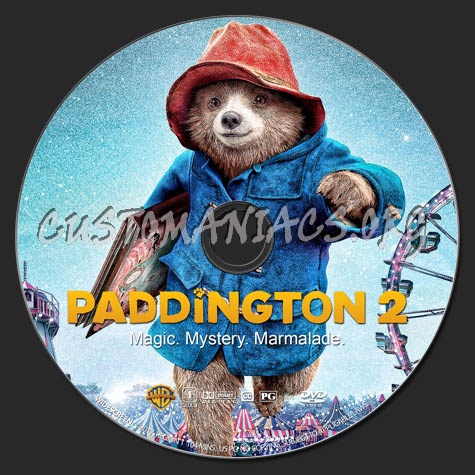 Paddington 2 dvd label