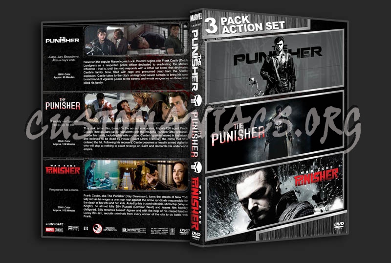 The Punisher Triple Feature dvd cover