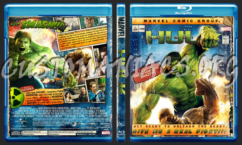 Incredible Hulk - Matush Comics Collection blu-ray cover