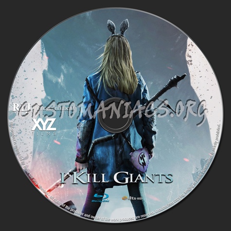 I Kill Giants blu-ray label