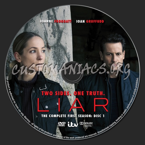 Liar Season 1 dvd label