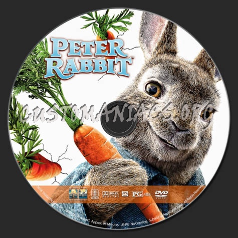 Peter Rabbit dvd label