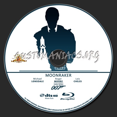 007 Collection - Moonraker blu-ray label
