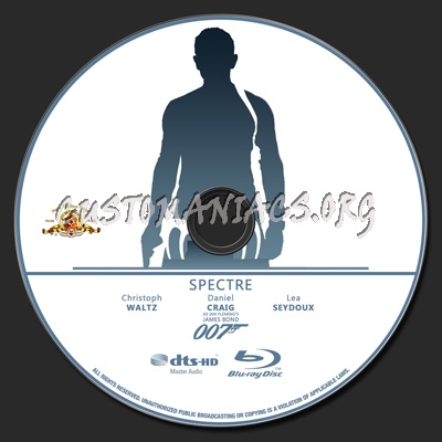 007 Collection - Spectre blu-ray label
