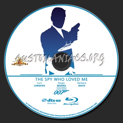 007 Collection - The Spy Who Loved Me blu-ray label