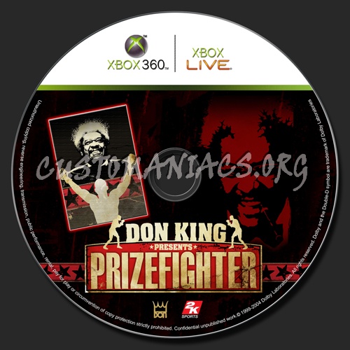 Don King Presents Prizefighter dvd label