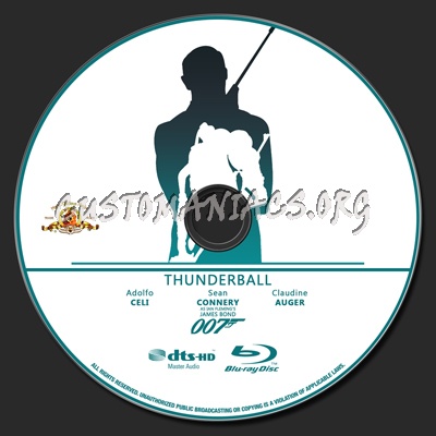 007 Collection - Thunderball blu-ray label
