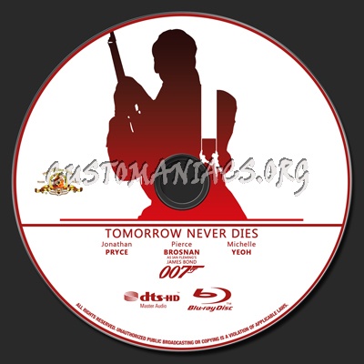 007 Collection - Tomorrow Never Dies blu-ray label