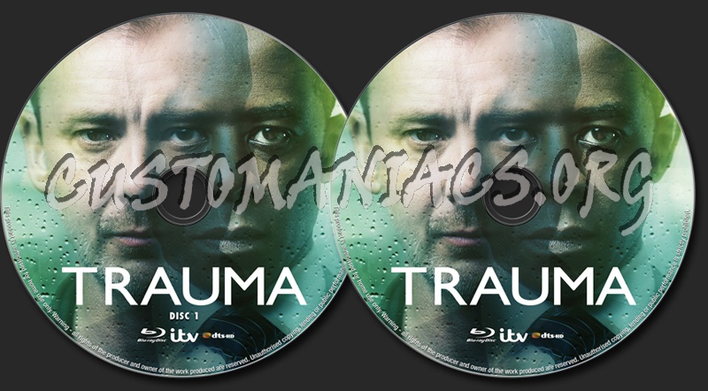 Trauma (2018 Mini-Series) blu-ray label