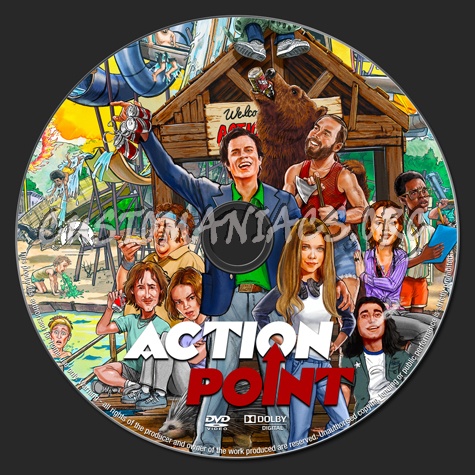 Action Point (2018) dvd label