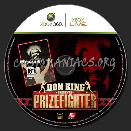 Don King Presents Prizefighter dvd label