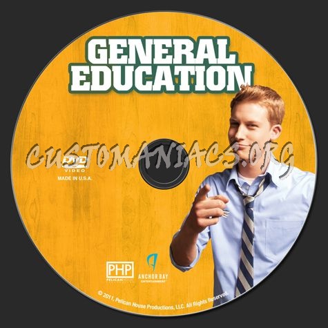 General Education dvd label