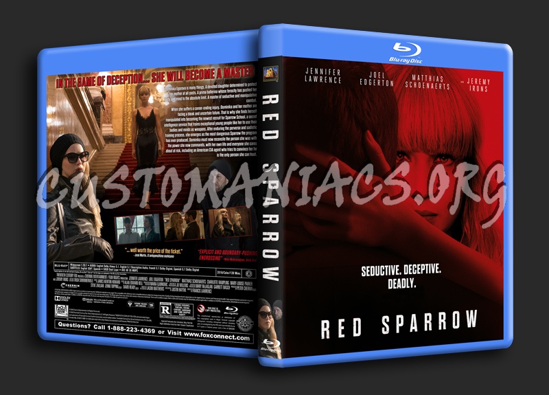 Red Sparrow dvd cover