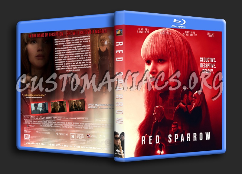 Red Sparrow dvd cover