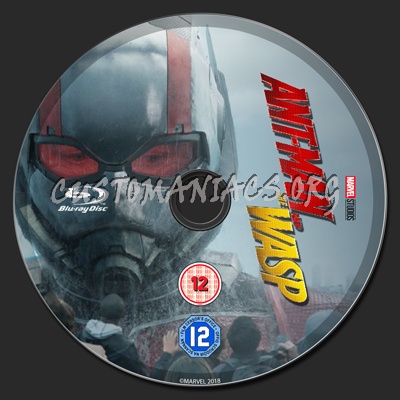 Ant Man And The Wasp blu-ray label