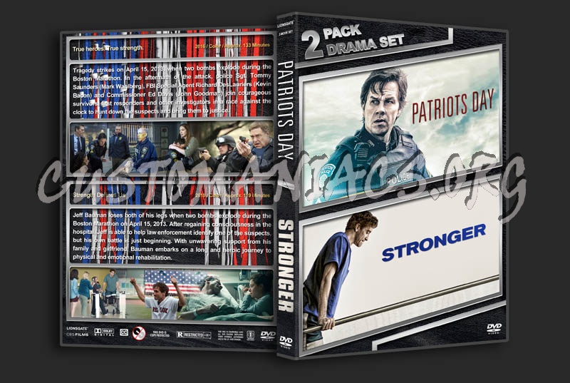 Patriots Day / Stronger Double Feature dvd cover