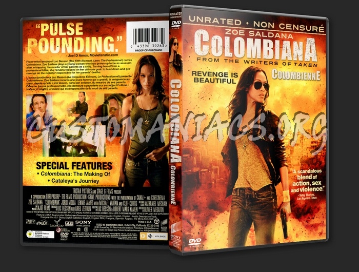 Columbiana dvd cover