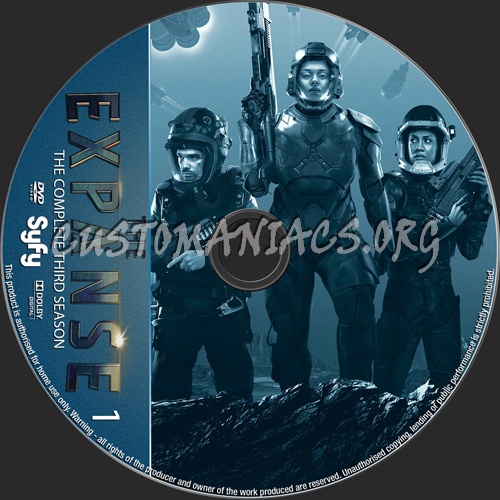 The Expanse Season 3 dvd label