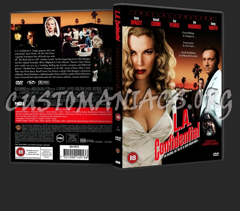 L.A. Confidential: Special Edtion dvd cover