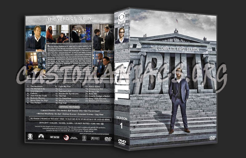 Bull - Season 1 dvd cover