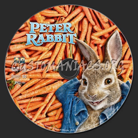 Peter Rabbit dvd label