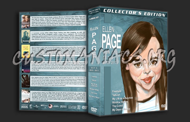 Ellen Page Film Collection - Set 5 (2015-2017) dvd cover