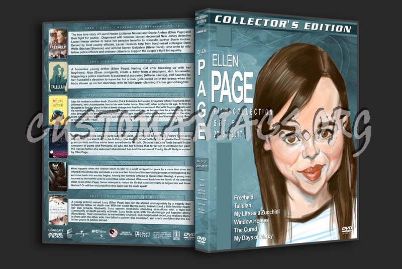 Ellen Page Film Collection - Set 5 (2015-2017) dvd cover