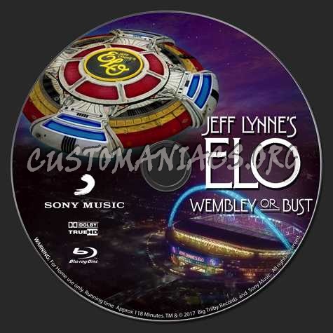 Jeff Lynne's ELO - Wembley or Bust blu-ray label