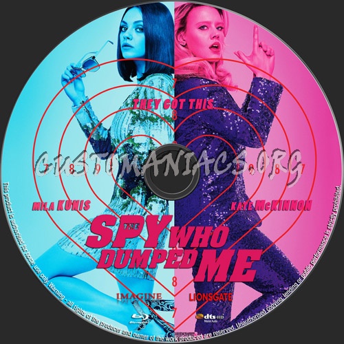 The Spy Who Dumped Me blu-ray label