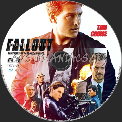 Mission Impossible Fallout blu-ray label