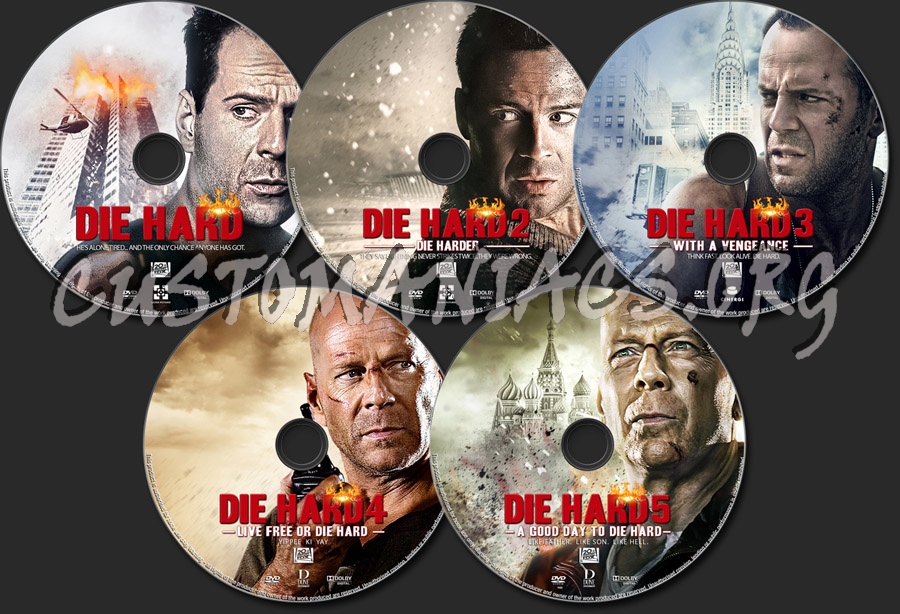 Die Hard Collection dvd label