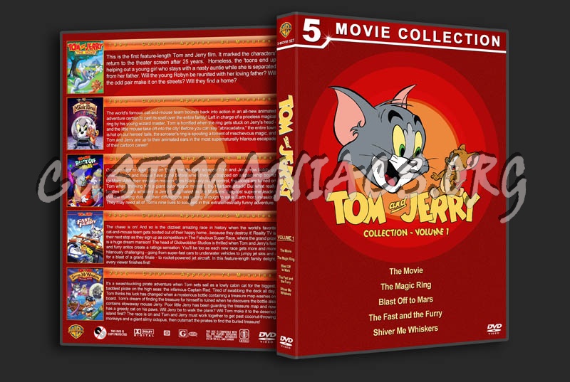 Tom and Jerry Collection - Volume 1 dvd cover