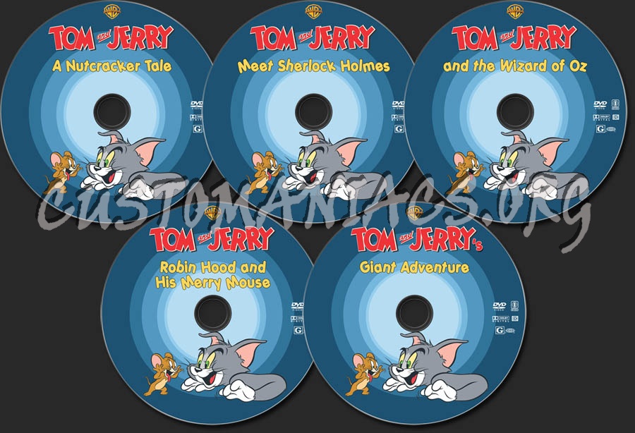 Tom and Jerry Collection - Volume 2 dvd label