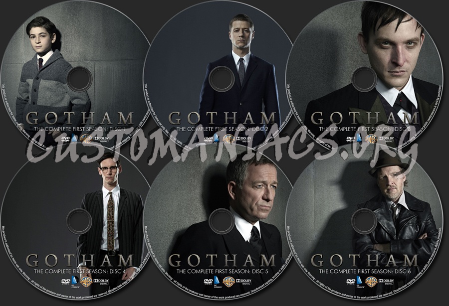Gotham Season 1 dvd label