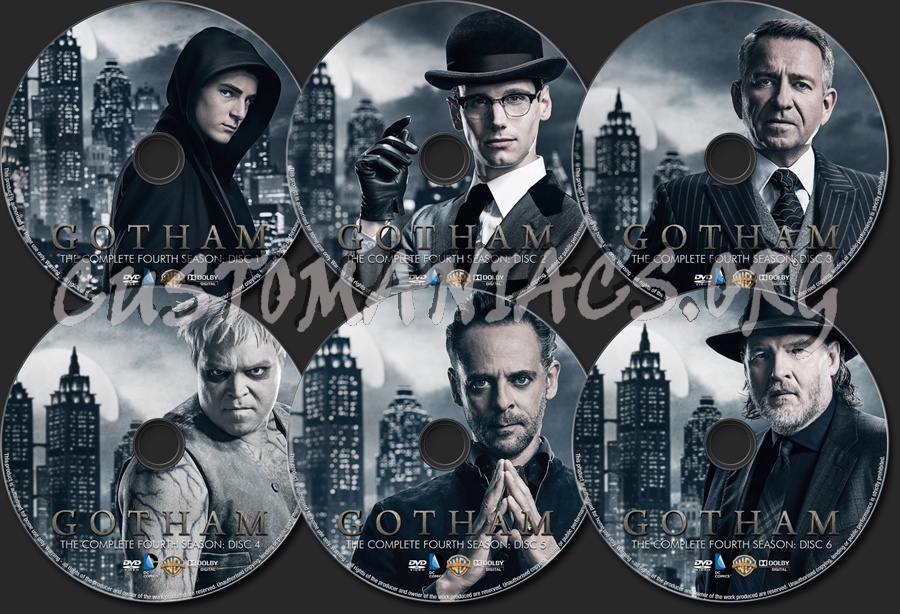 Gotham Season 4 dvd label