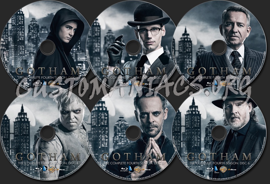 Gotham Season 4 blu-ray label