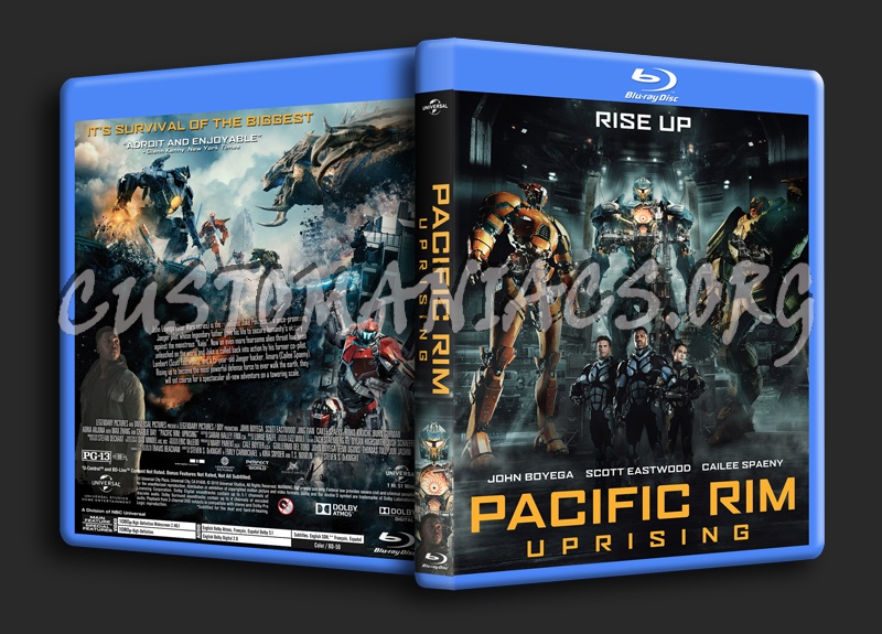 Pacific Rim: Uprising dvd cover