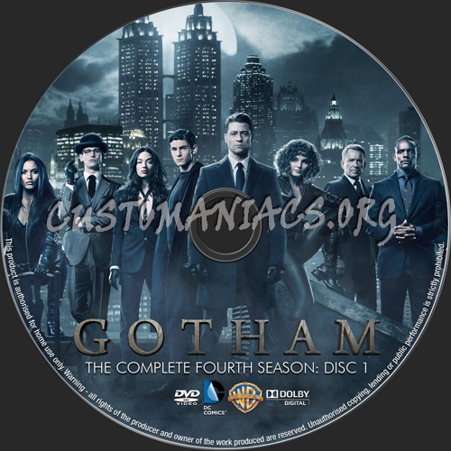 Gotham Season 4 dvd label