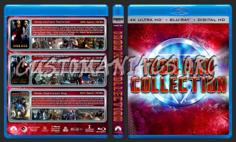 Iron Man Collection (4K) blu-ray cover