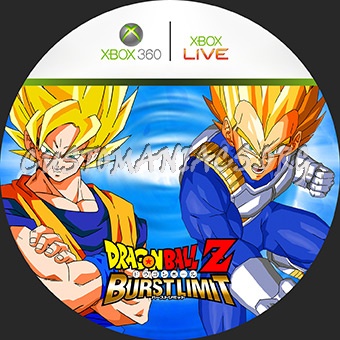 Dragon Ball Z Burst Limit dvd label